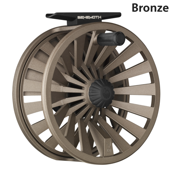 Redington Behemoth Fly Fishing Reel Bronze Front Redington Behemoth Fly Fishing Reel Bronze Front